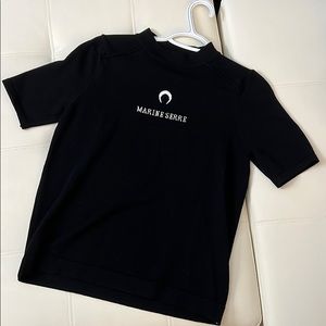 Marine Serre knit top